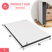 Hollyhock 3" Queen Tri-Fold Memory Foam Topper - U&U Home Budget Furniture (Carteret, NJ)