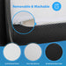 Hollyhock 3" Twin Tri-Fold Memory Foam Topper - U&U Home Budget Furniture (Carteret, NJ)