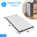 Hollyhock 3" Twin Tri-Fold Memory Foam Topper - U&U Home Budget Furniture (Carteret, NJ)