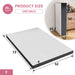 Hollyhock 4" Full Tri-Fold Memory Foam Topper - U&U Home Budget Furniture (Carteret, NJ)