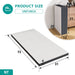 Hollyhock 4" Queen Tri-Fold Memory Foam Topper - U&U Home Budget Furniture (Carteret, NJ)