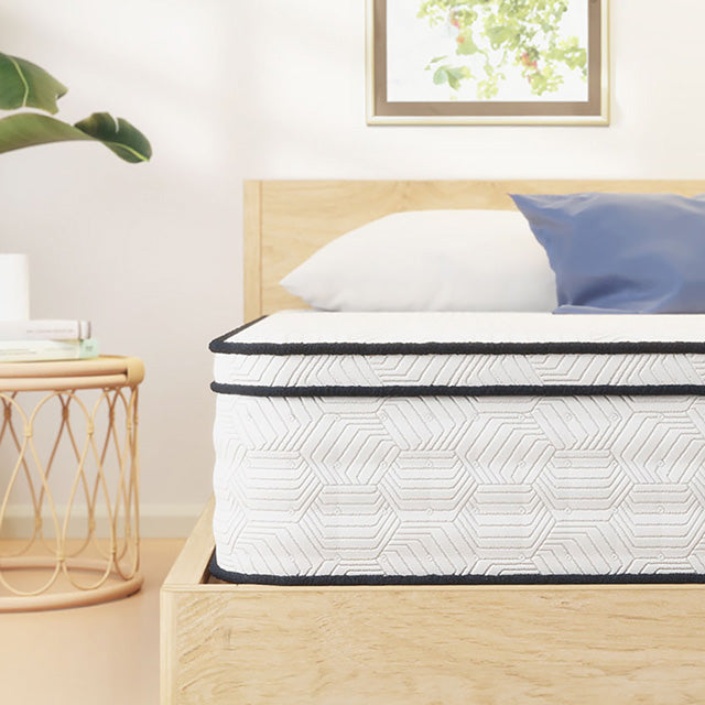Salvia 12" Full Hybrid Pocket Coil Mattress - U&U Home Budget Furniture (Carteret, NJ)