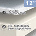 Artemisia 8" & 12" Twin XL Extra Long Memory Foam Mattress - U&U Home Budget Furniture (Carteret, NJ)