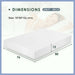 Artemisia 12" Memory Foam Mattress Full, Queen, Eastren King, & Cal.King - U&U Home Budget Furniture (Carteret, NJ)