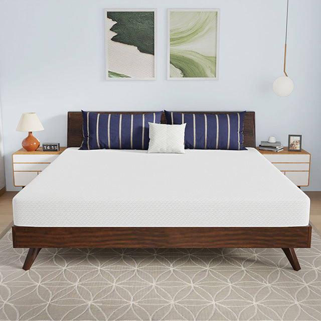 Nasturtium 8" E.King Bamboo Charcoal Infused Memory Foam - U&U Home Budget Furniture (Carteret, NJ)
