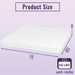 Nasturtium 8" E.King Bamboo Charcoal Infused Memory Foam - U&U Home Budget Furniture (Carteret, NJ)