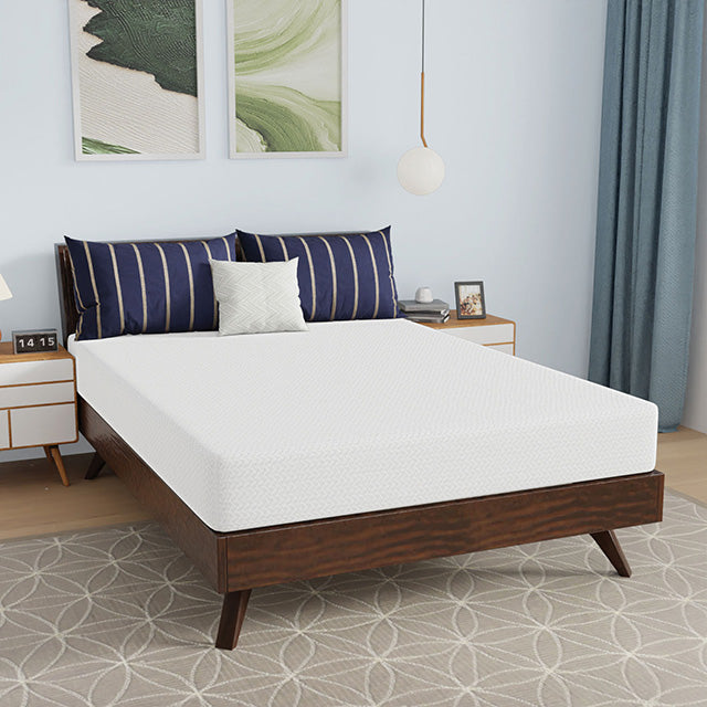 Nasturtium 8" Full Bamboo Charcoal Infused Memory Foam - U&U Home Budget Furniture (Carteret, NJ)