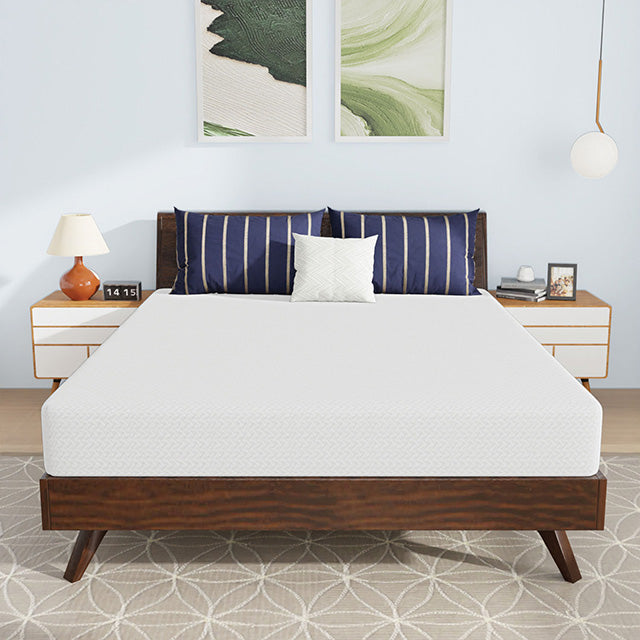 Nasturtium 8" Queen Bamboo Charcoal Infused Memory Foam - U&U Home Budget Furniture (Carteret, NJ)