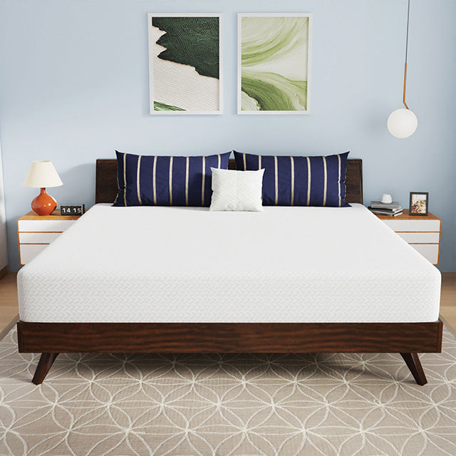 Nasturtium 10" E.King Bamboo Charcoal Infused Memory Foam - U&U Home Budget Furniture (Carteret, NJ)