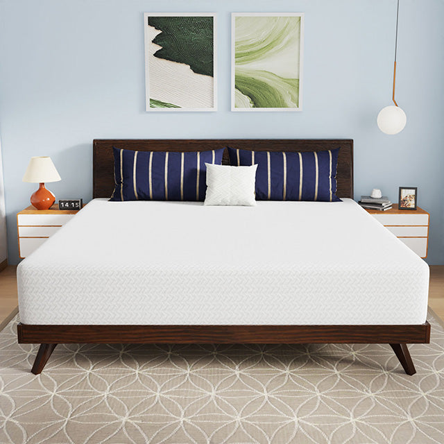 Nasturtium 12" E.King Bamboo Charcoal Infused Memory Foam - U&U Home Budget Furniture (Carteret, NJ)