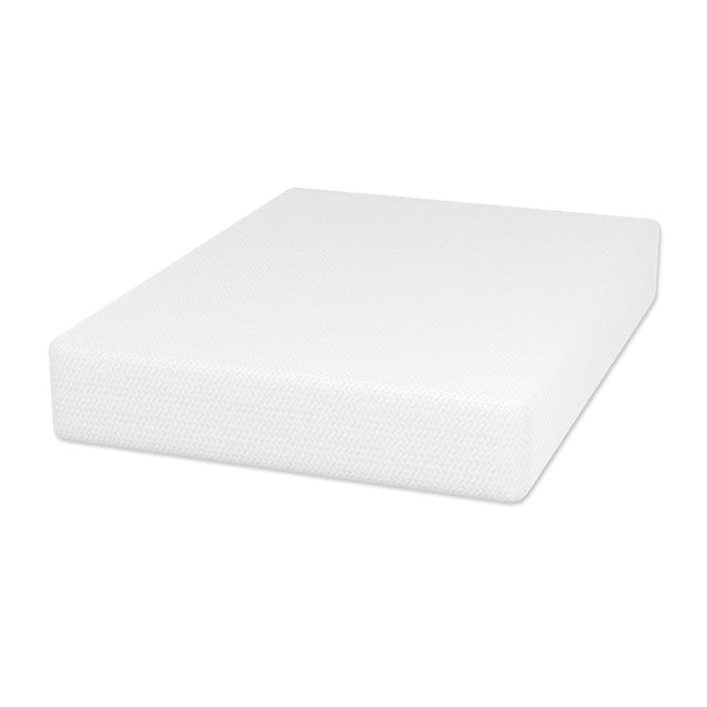 Nasturtium 12" Twin Bamboo Charcoal Infused Memory Foam - U&U Home Budget Furniture (Carteret, NJ)