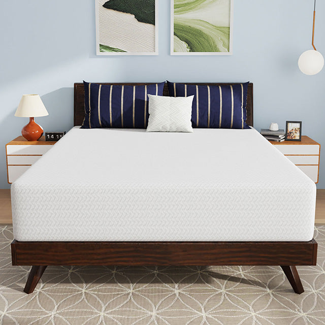 Nasturtium 12" Queen Bamboo Charcoal Infused Memory Foam - U&U Home Budget Furniture (Carteret, NJ)