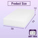 Nasturtium 12" Twin Bamboo Charcoal Infused Memory Foam - U&U Home Budget Furniture (Carteret, NJ)
