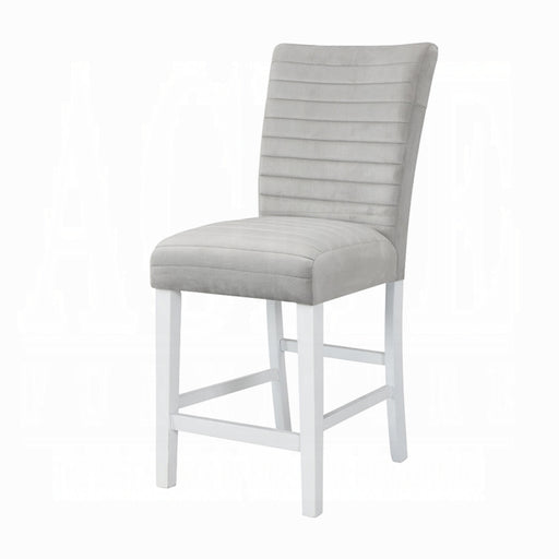 Elizaveta Counter Height Chair Set-2 - U&U Home Budget Furniture (Carteret, NJ)