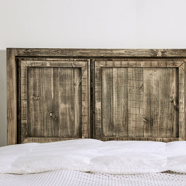 Oakridge E.King & Queen Bed - U&U Home Budget Furniture (Carteret, NJ)