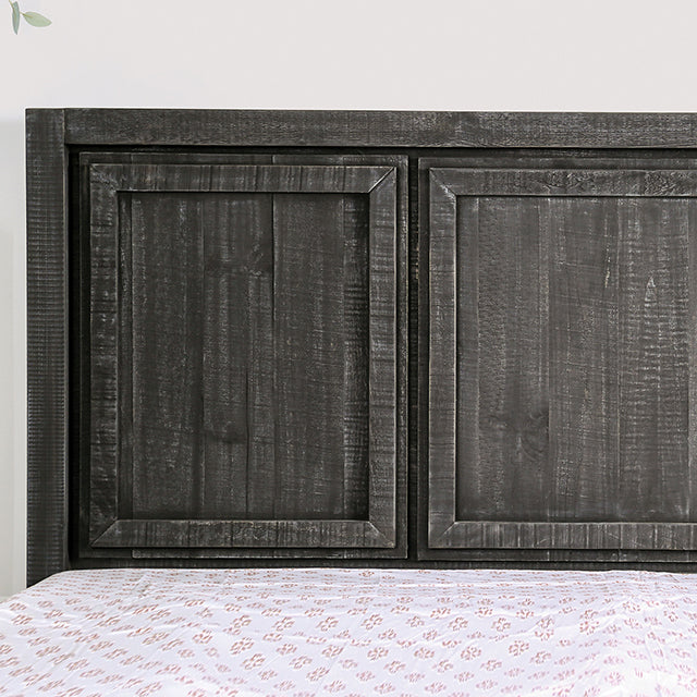 Oakridge Bed Brown & Grey - U&U Home Budget Furniture (Carteret, NJ)