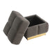 Aileen Storage Stool - U&U Home Budget Furniture (Carteret, NJ)
