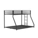 Rothwell Metal Bunk Bed Twin/ Full - U&U Home Budget Furniture (Carteret, NJ)