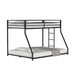 Rothwell Metal Bunk Bed Twin/ Full - U&U Home Budget Furniture (Carteret, NJ)