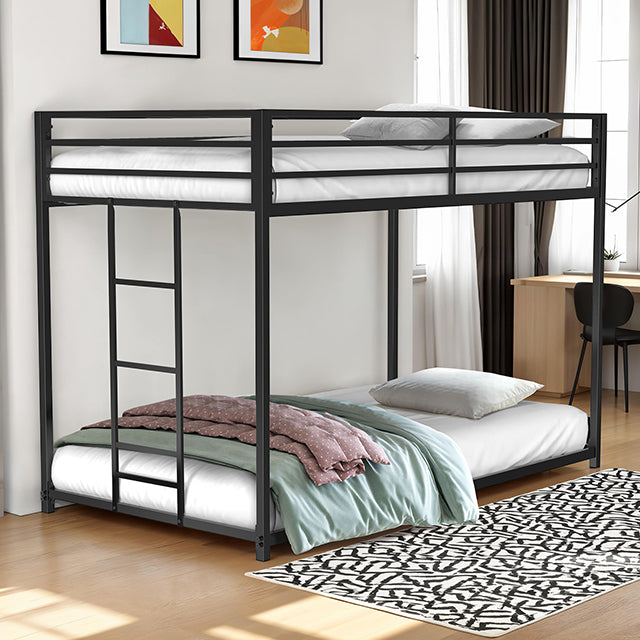 Rothwell Metal Bunk Bed Twin/ Full - U&U Home Budget Furniture (Carteret, NJ)