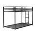 Rothwell Metal Bunk Bed Twin/ Full - U&U Home Budget Furniture (Carteret, NJ)