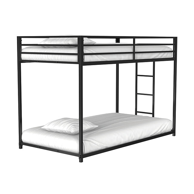 Rothwell Metal Bunk Bed Twin/ Full - U&U Home Budget Furniture (Carteret, NJ)