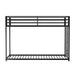 Rothwell Metal Bunk Bed Twin/ Full - U&U Home Budget Furniture (Carteret, NJ)