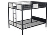 Molton Full/Full Metal Bunkbed - U&U Home Budget Furniture (Carteret, NJ)