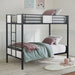 Molton Twin/Twin Metal Bunkbed - U&U Home Budget Furniture (Carteret, NJ)