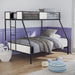 Molton Twin/Full Metal Bunkbed - U&U Home Budget Furniture (Carteret, NJ)