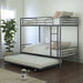 Philotus Twin/Twin Bunkbed + Trundle - U&U Home Budget Furniture (Carteret, NJ)