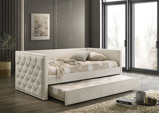 Renzi Twin Daybed w/ Trundle - U&U Home Budget Furniture (Carteret, NJ)