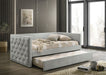 Renzi Twin Daybed w/ Trundle - U&U Home Budget Furniture (Carteret, NJ)