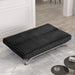 Villeneuve Futon Sofa Bed Black, Pink, & Grey - U&U Home Budget Furniture (Carteret, NJ)