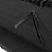 Villeneuve Futon Sofa Bed Black, Pink, & Grey - U&U Home Budget Furniture (Carteret, NJ)