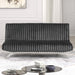 Villeneuve Futon Sofa Bed Black, Pink, & Grey - U&U Home Budget Furniture (Carteret, NJ)