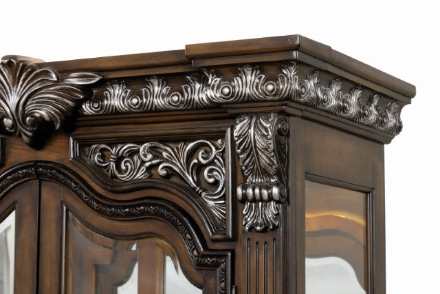 Stella Mia Curio Cabinet - U&U Home Budget Furniture (Carteret, NJ)