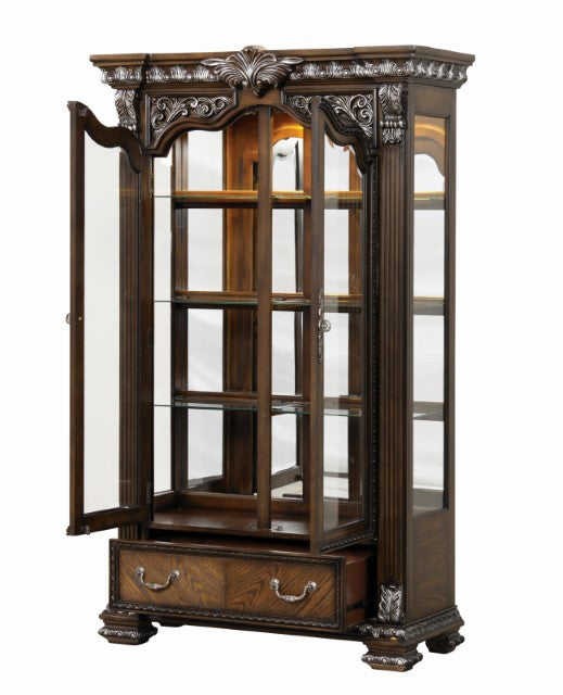 Stella Mia Curio Cabinet - U&U Home Budget Furniture (Carteret, NJ)
