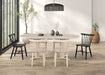 Hines 7 Pc Dining Table Set - U&U Home Budget Furniture (Carteret, NJ)