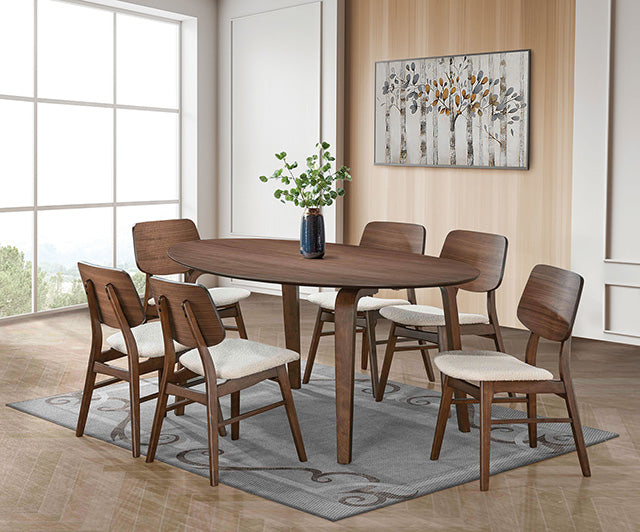 Narvik 7 Pc Dining Table Set - U&U Home Budget Furniture (Carteret, NJ)