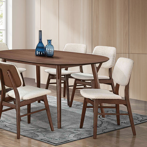 Uzwil 7 Pc Dining Table Set - U&U Home Budget Furniture (Carteret, NJ)