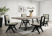 Tottenham 7 Pc Dining Table Set - U&U Home Budget Furniture (Carteret, NJ)