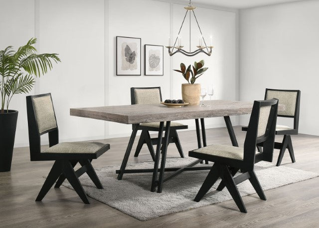 Tottenham 7 Pc Dining Table Set - U&U Home Budget Furniture (Carteret, NJ)