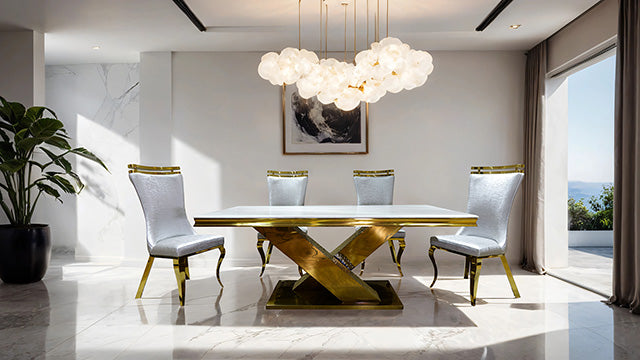 Palazzo Dining Table - U&U Home Budget Furniture (Carteret, NJ)