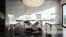 Palazzo 7 Pc Dining Table Set - U&U Home Budget Furniture (Carteret, NJ)