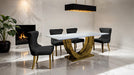 Portanova 7 Pc Dining Table Set - U&U Home Budget Furniture (Carteret, NJ)
