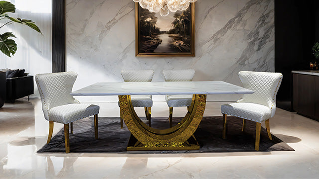 Portanova Dining Table - U&U Home Budget Furniture (Carteret, NJ)