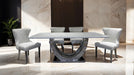 Portanova 7 Pc Dining Table Set - U&U Home Budget Furniture (Carteret, NJ)