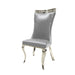 Palazzo Silver Chair (2/CTN) - U&U Home Budget Furniture (Carteret, NJ)