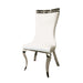 Palazzo Silver Chair (2/CTN) - U&U Home Budget Furniture (Carteret, NJ)